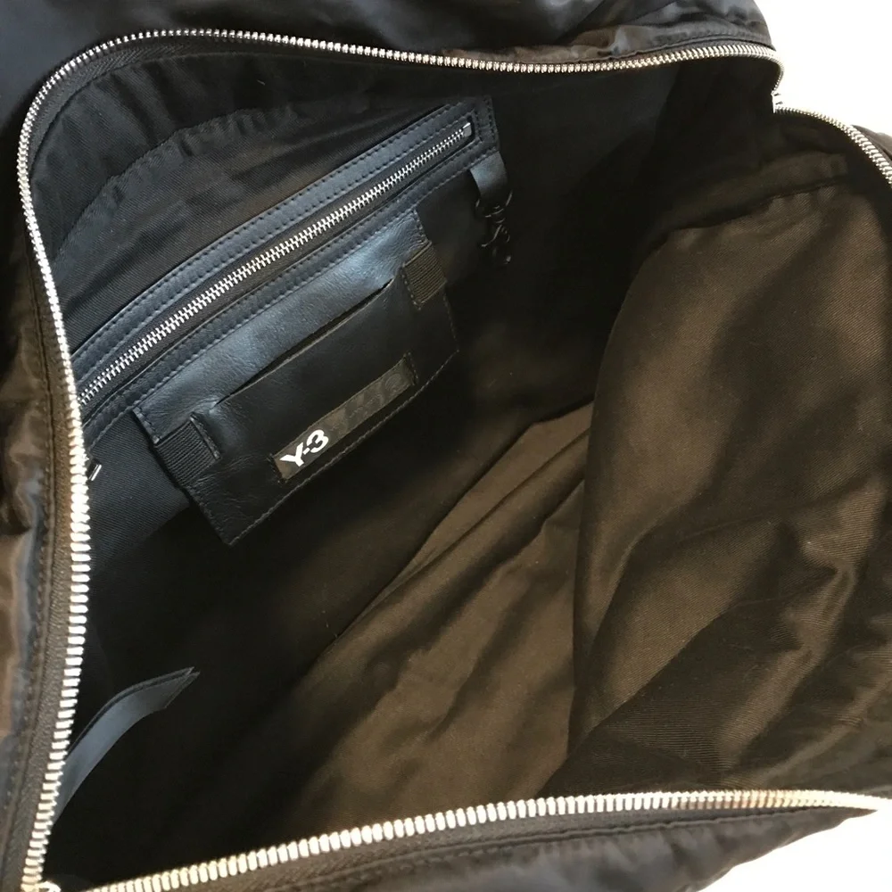 Y-3 Yohji Yamamoto + Adidas Black Messenger Bag